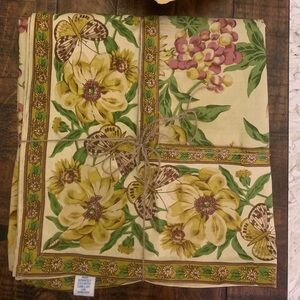 April Cornell Sunflower Grapes
Tablecloth Fall New Thanksgiving 55"
X 55'